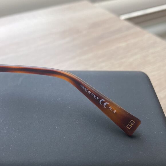 Givenchy Brown Burgundy Geometric Sunglasses - Picture 3 of 10